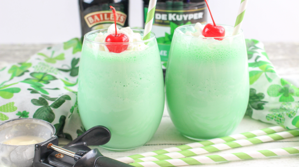 Boozy Shamrock Shake