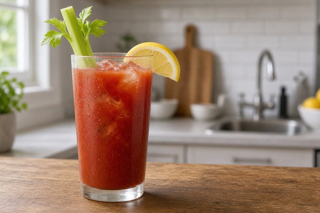 Bloody Mary with a celery stalk