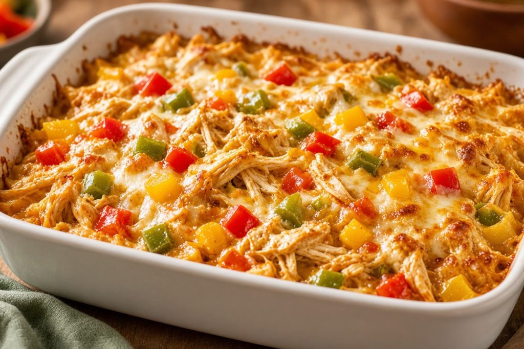 Fiesta chicken casserole