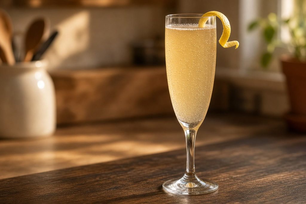 French 75 in a flute
